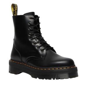 Dr. Martens 1460 Smooth Leather Lace-Up Combat Boots